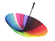 Зонт-трость "Радуга" 24 цвета