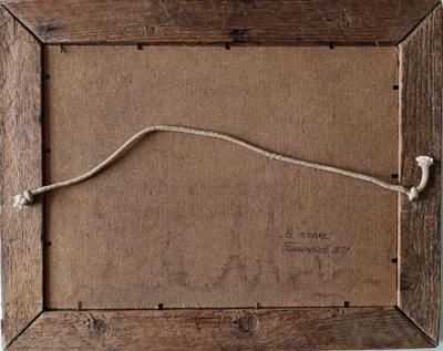 "В парке" картон масло Попенков Я.И. 1970-е годы