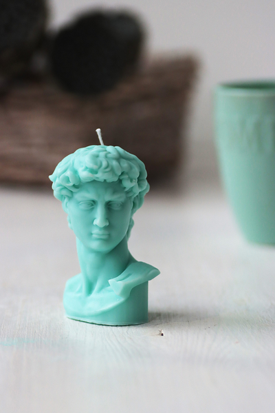 Свеча "Давид" Бирюза