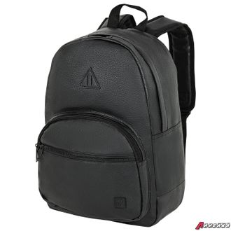 Рюкзак BRAUBERG CELEBRITY универсальный, с отделением для ноутбука, экокожа, черный, 42×30×15 см. 227084
