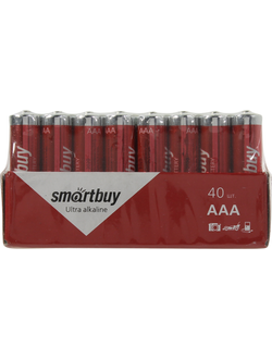 Батарейка AAA щелочная Smartbuy SBBA-3A40S 1.5V 40 шт