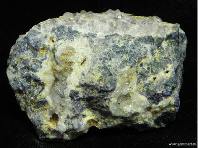 Флюорит (ратовкит) с аметистом