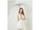 прозрачный зонт, зонтик, transparent umbrella, clear, от дождя,  клетка, 16 спиц, трость, капли