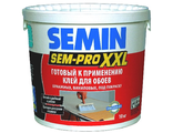 SEM-PRO XXL 10кг Клей готовый для обоев на флизелиновой или бумажной основе.