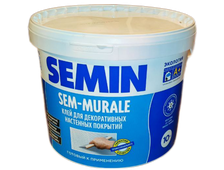 Sem Murale 10кг Клей Semin для всех типов настенных покрытий, текстильных обоев и т.д.