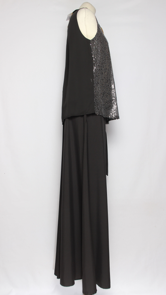 Юбка-брюки "РАСКЛЕШЕННАЯ" чёрная р.46-54