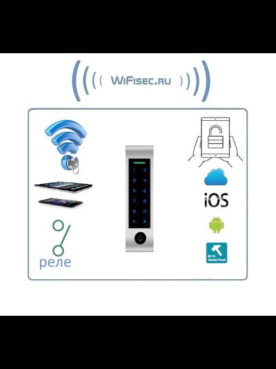 SE410KW WI-FI - контроллер/считыватель СКУД c клавиатурой и удаленным управлением, корпус антивандальный (Tuya/Smart Life)
