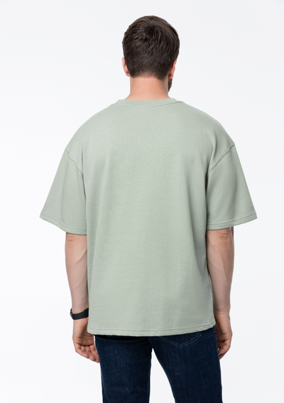 Футболка оверсайз (А40) 260 гр/м2, 100% хлопок, футер-петля