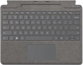 Клавиатура Microsoft Surface Pro Signature Keyboard Alcantara (Platinum), английская раскладка