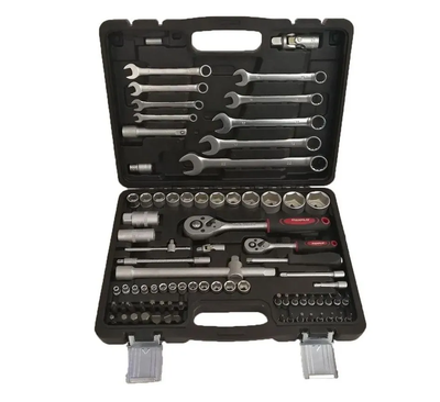 Набор инструментов MaxPiler MXT-82-SET (82 предмета, 1/2" и 1/4", CrV)