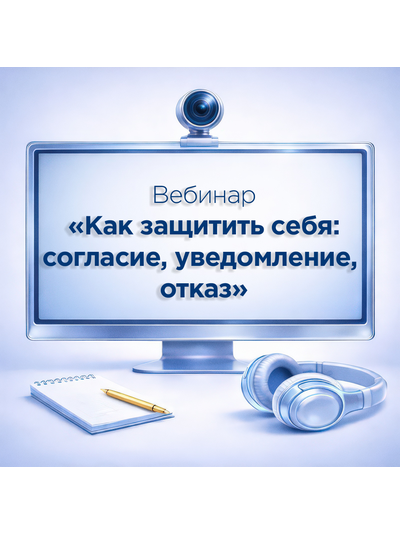 Вебинар «Как защитить себя: согласие, уведомление,  отказ»