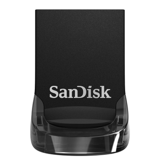 Флеш-память SanDisk Ultra Fit, 16Gb, USB 3.1 G1, черный, SDCZ430-016G-G46