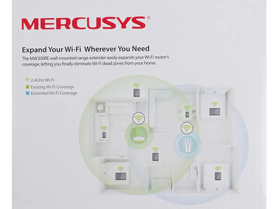 Усилитель WI-FI Mercusys MW300RE Белый
