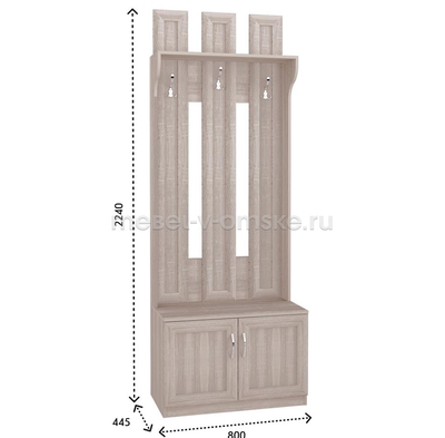 Шкаф комбинированный Фиери