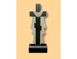 Памятник из гранита (фигурный) 1000х500х50 с гравировкой 300х400 — ФГП-15