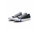 Оригинальные черные Кеды Converse All Star с синей полоской 166738C