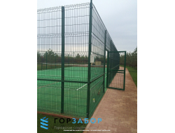 3D забор из прутка 4мм в полимерном покрытии в Москве