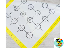 КОВРИК АРМИРОВАННЫЙ с разметкой для МАКАРУН, 60*40 см