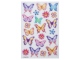 Наклейки гелевые "Пастельные бабочки", многоразовые, с блестками, 10х15 см, ЮНЛАНДИЯ, 661780