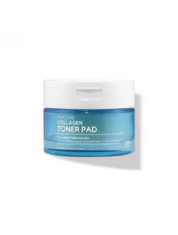 Увлажняющие тонер-пэды с коллагеном Tenzero Moisture Collagen Toner Pad (70 шт, 160 мл)