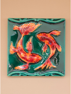 Керамическая плитка "Русские животные" (цветные)