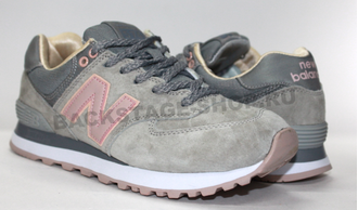 Кроссовки New Balance 574 Gray/Pink