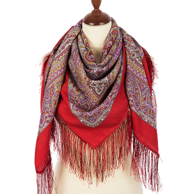 Павловопосадский платок Северянка 1625-4