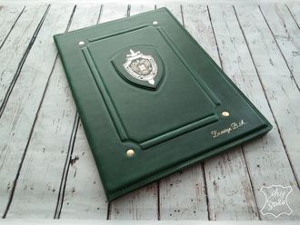 кожаная папка, папка на заказ, папка с гербом, папка на подпись, папка для документов, папка из кожи