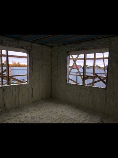 Утепление каркасного дома пенополиуретаном