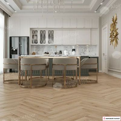 Ламинат Alpine Floor Herringbone 12 Pro Артуа LF106-12 34 класс толщина 12 мм с фаской 1.1017 м2