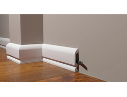 Напольный плинтус Decor-Dizayn DD700, для покраски, влагостойкий, ударопрочный, 2 метра