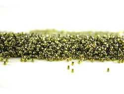 Toho 11/0 - 5г - 991 Окрашенный изнутри перидот с внутренней позолотой