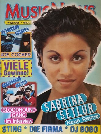 Music News Magazine October 1999 Sabrina, Joe Cocker, Иностранные музыкальные журналы, Intpressshop