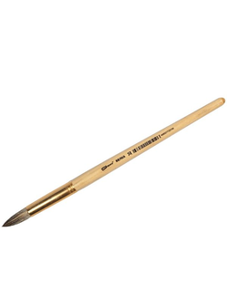 Кисть белка школьная Artspace, круглая №10, короткая ручка