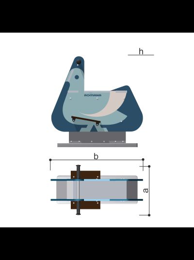 Качалки 1х Romana 108.29.00-06