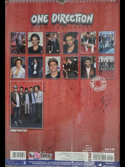 One Direction Календарь 2015