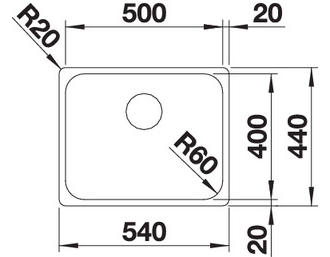 Мойка Blanco Supra 500-IF