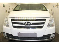 Защита радиатора Hyundai Starex H1 II 2015-2018 black низ