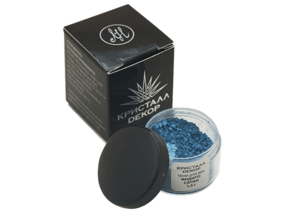 Тени для век "Индиго-сатин", Кристалл Декор