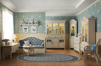 Тумба-столик круг Валенсия 2-34 из массива сосны 66 х 66 х 49,5 см