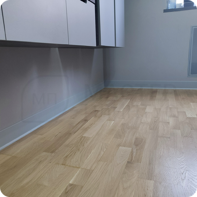 Плинтус ХДФ Dollken S100 100мм Х 2,575 м 1012/1202 Светло-серый