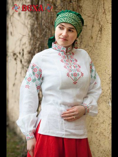 Рубашка-реглан, ворот стойка &quot;Леля&quot;