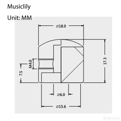 Musiclily MX0672-4 2