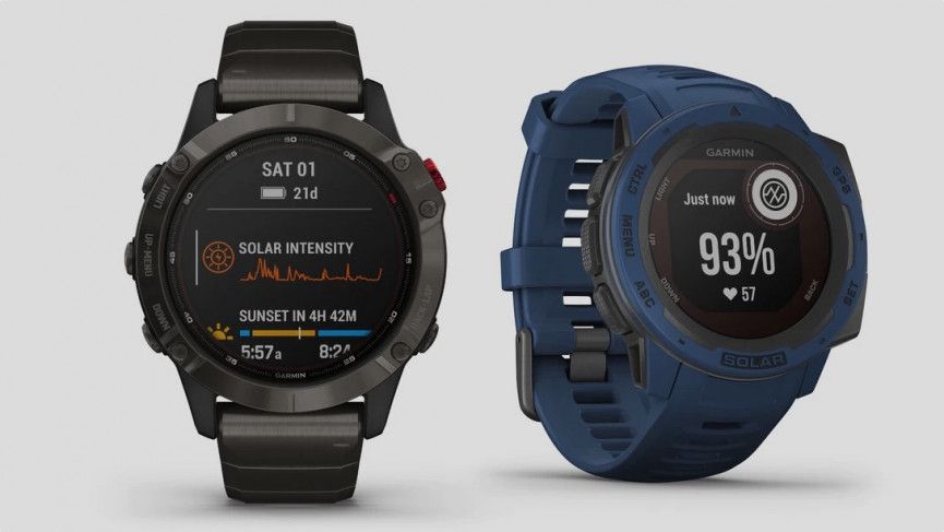 Garmin Instinct и Fenix 6 Solar edition пÑедÑÑÐ°Ð²Ð»ÐµÐ½Ñ Ð¾ÑиÑиалÑно