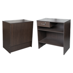 Компактный прилавок из ЛДСП для ограниченных пространств