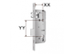 Электронный дверной замок Home Plus SILVER Novilock v.4239