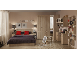 Композиции спальни SHERLOCK (ШЕРЛОК) Дуб Сонома