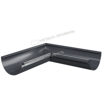 Угол желоба для металлической водосточной системы GrandSystem RAL7024