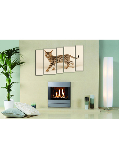 Модульная картина "Пятнистый кот"