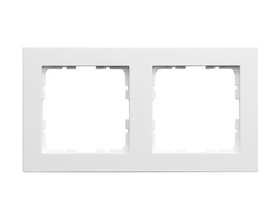 Рамка 2 поста Wedder R1, белая
